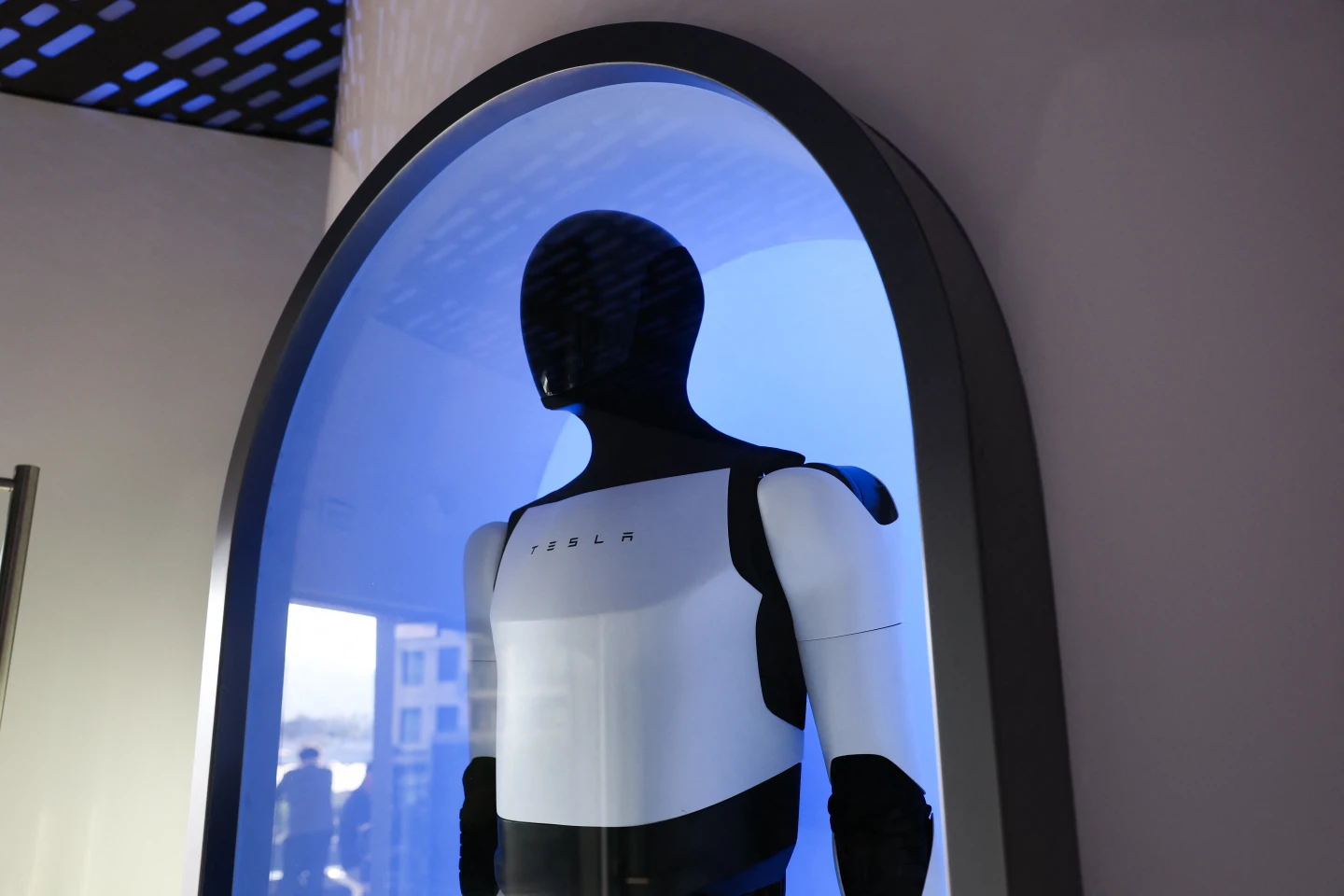 特斯拉人形機器人Optimus。法新社