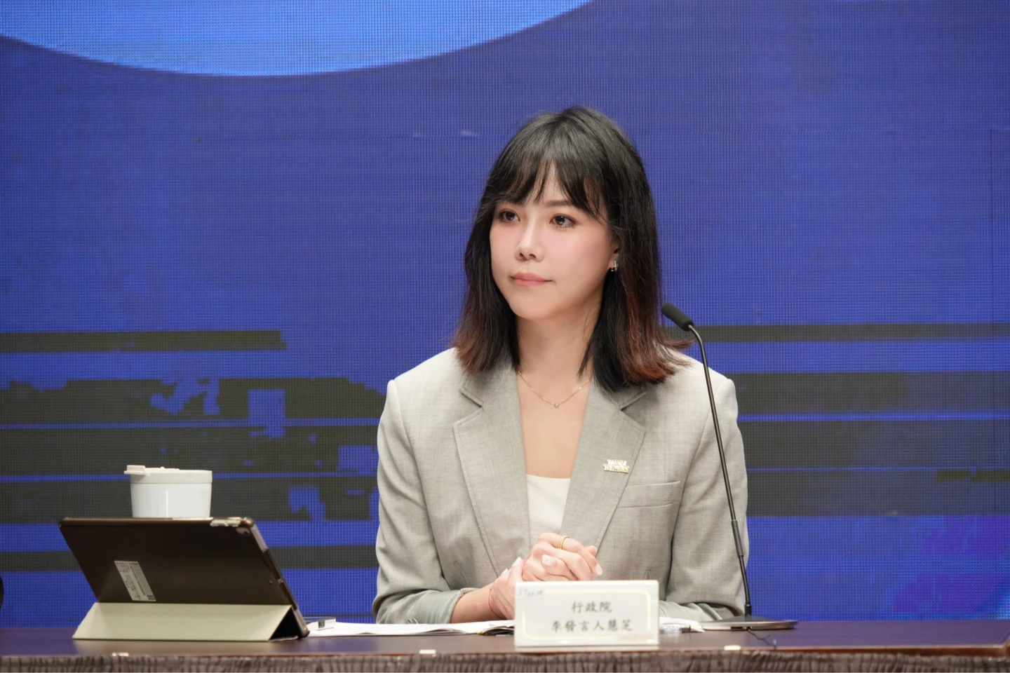 政院發言人李慧芝。政院提供