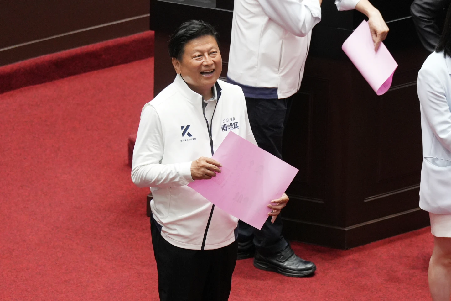 國民黨團總召傅崐萁。陳卓邦攝