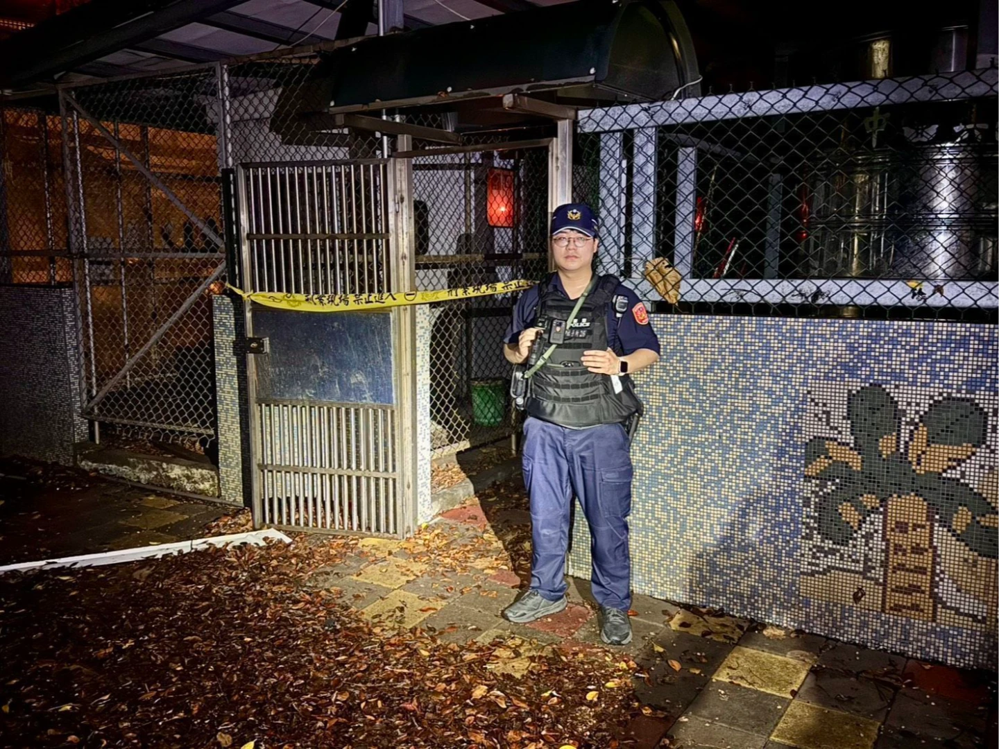 台北市士林區社子國小發生水電工陳屍水塔意外。翻攝畫面