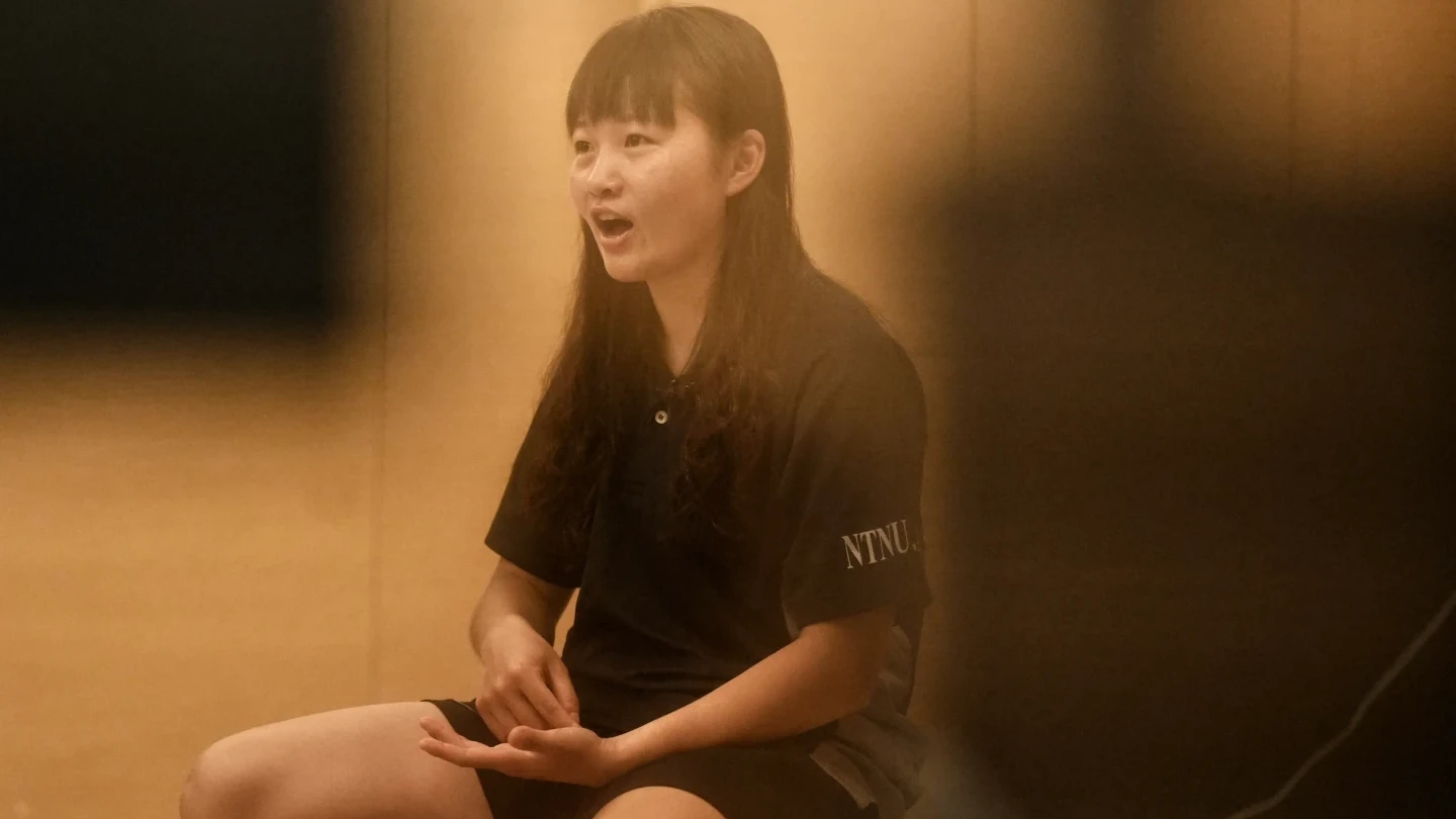 揭發「抽血換學分」案的台師大學生簡奇陞。資料照片/林林攝