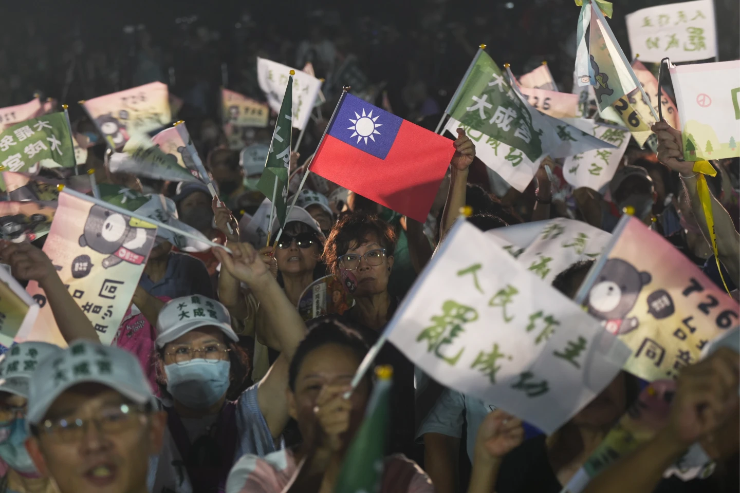罷團投票前造勢。陳卓邦攝