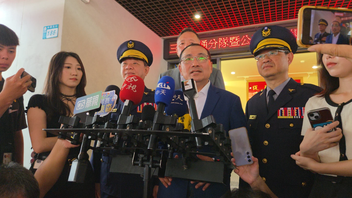 綠抗中保台失效?侯友宜說選票已給答案。曾伯愷攝