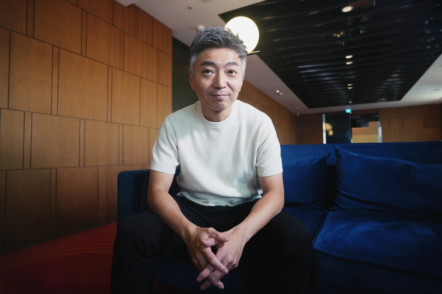 國際名廚林泉接受《知新聞》專訪。陳卓邦攝