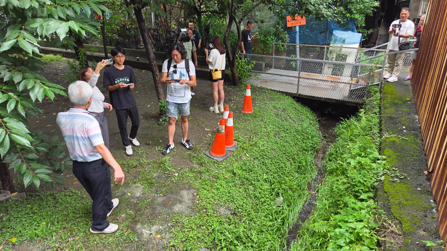 棄屍現場。曾伯愷攝
