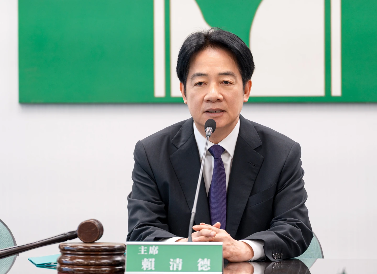 賴清德中常會致詞。民進黨提供