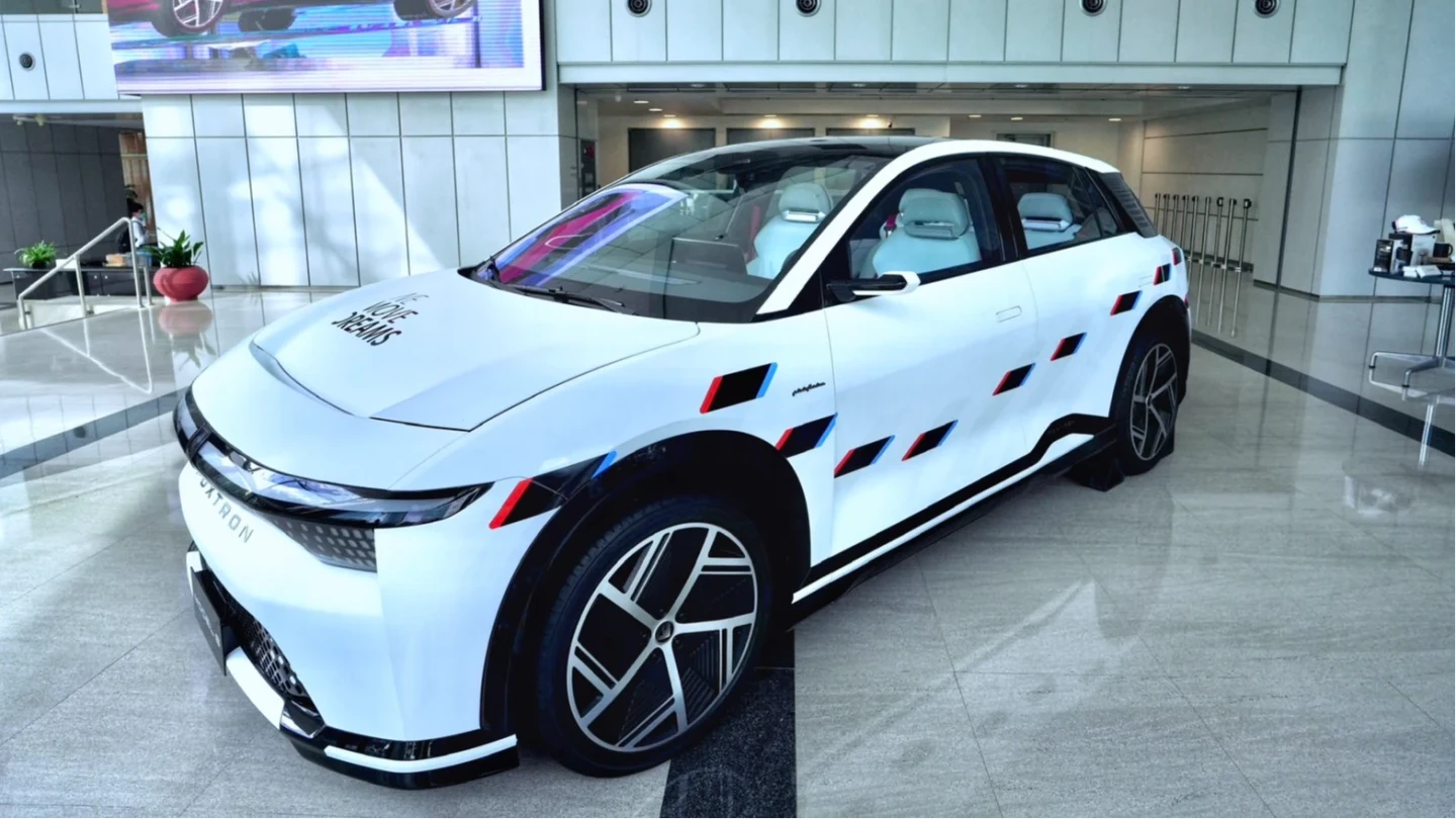 傳鴻海、東元有望合作電動車。圖為MODEL B。(資料照)