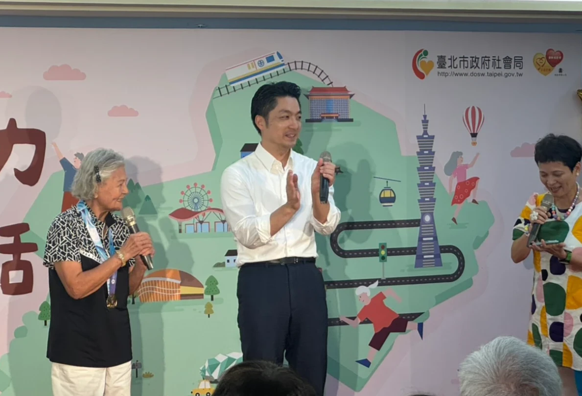 重陽敬老禮金加碼!蔣萬安宣布:從1500元提高到3000元。許皓婷攝
