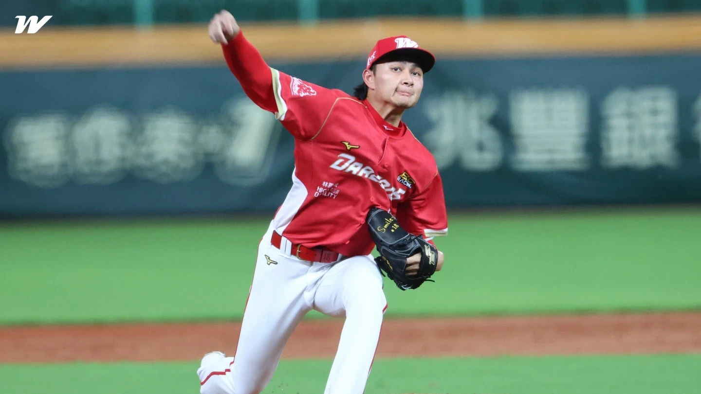 「龍之子」徐若熙5局失3分,無奈得不到隊友火力支援,吞下個人本季第6敗。翻攝味全龍臉書