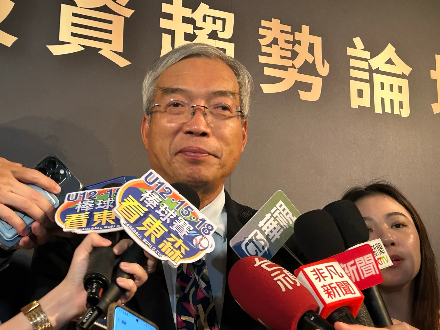財訊傳媒董事長謝金河。林巧雁攝