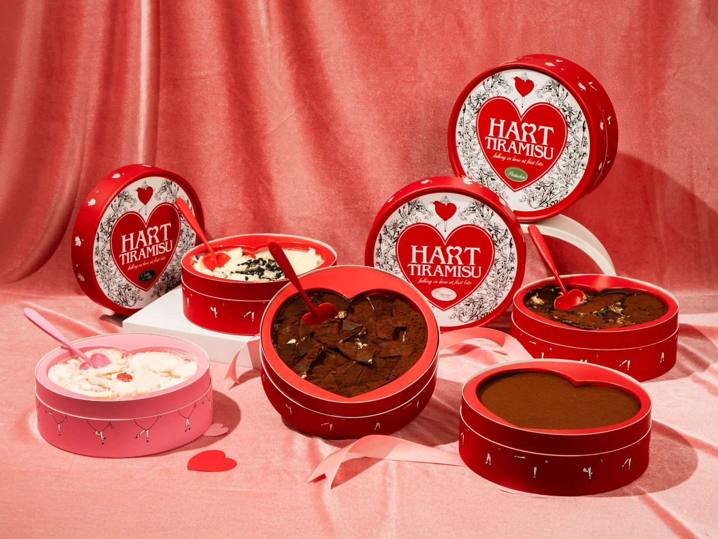韓國「HART TIRAMISU」登台共推出5種口味。業者提供