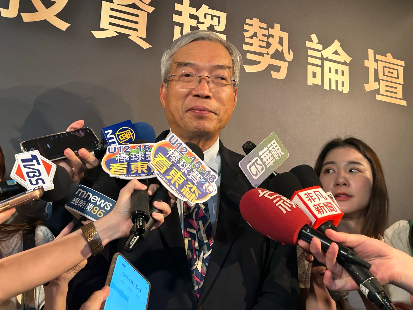 財訊傳媒集團董事長謝金河資料照。林巧雁攝