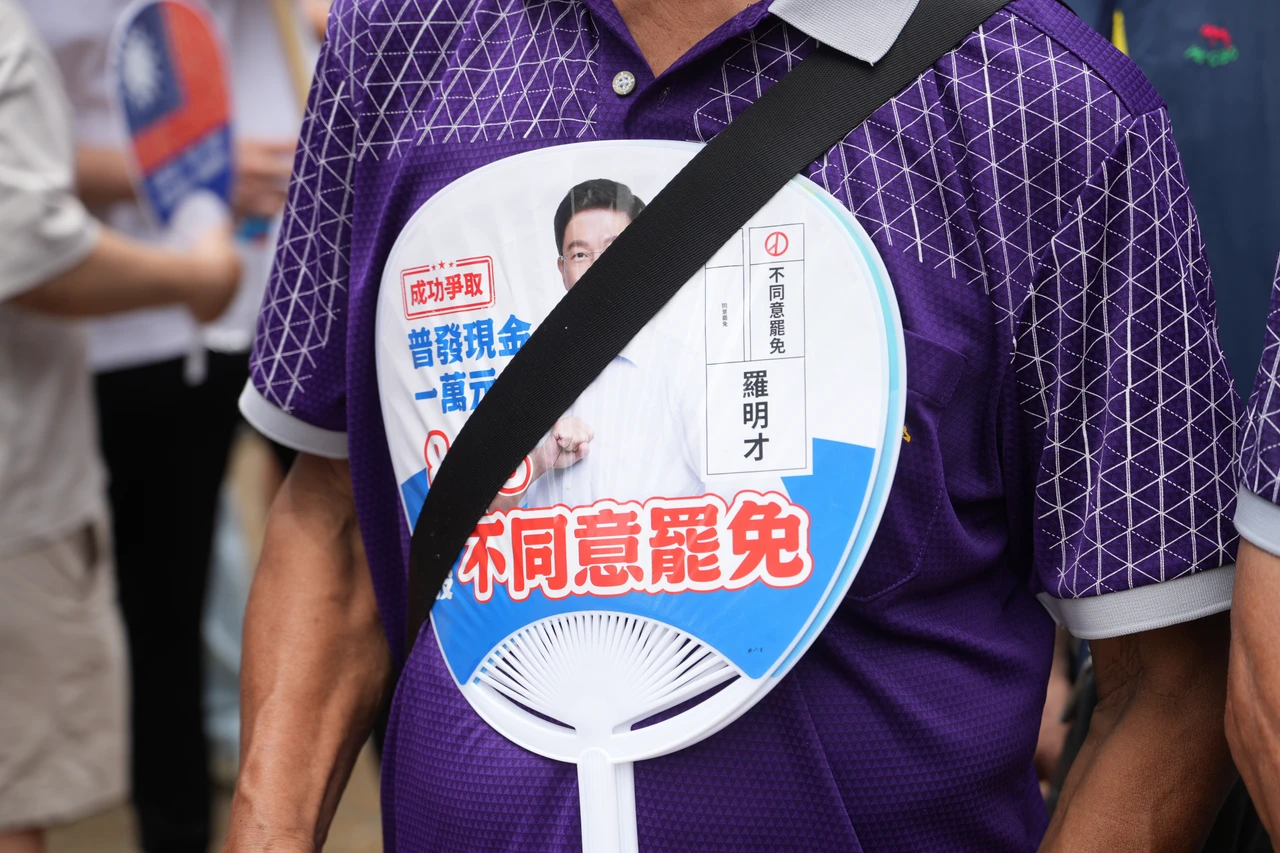 藍委羅明才今成立反惡罷後援會。陳卓邦攝