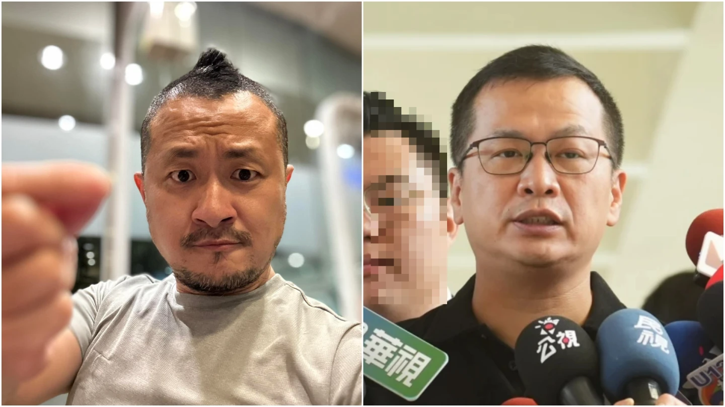 羅智強(右,李柏毅攝)挺過7/26大罷免,直球對決開戰曾簽連署要罷免他的作家九把刀(左,翻攝自九把刀臉書)。