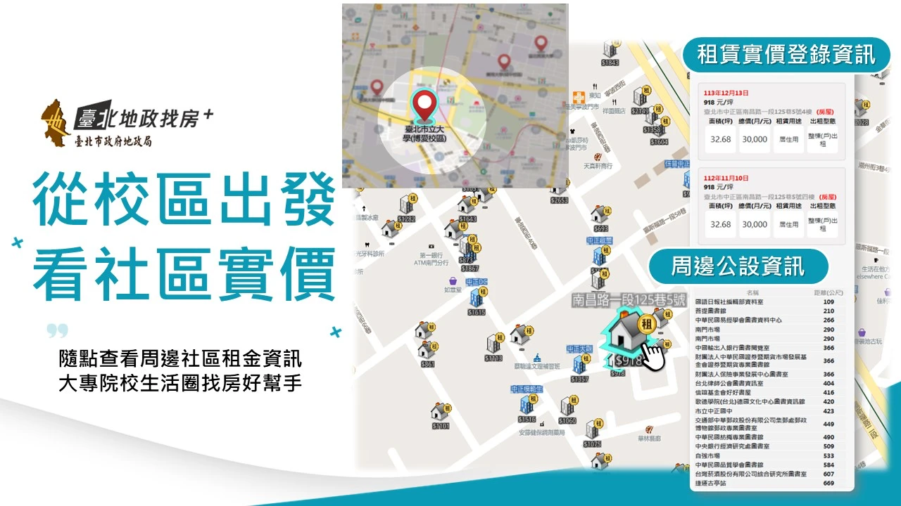 台北市地政局提供
