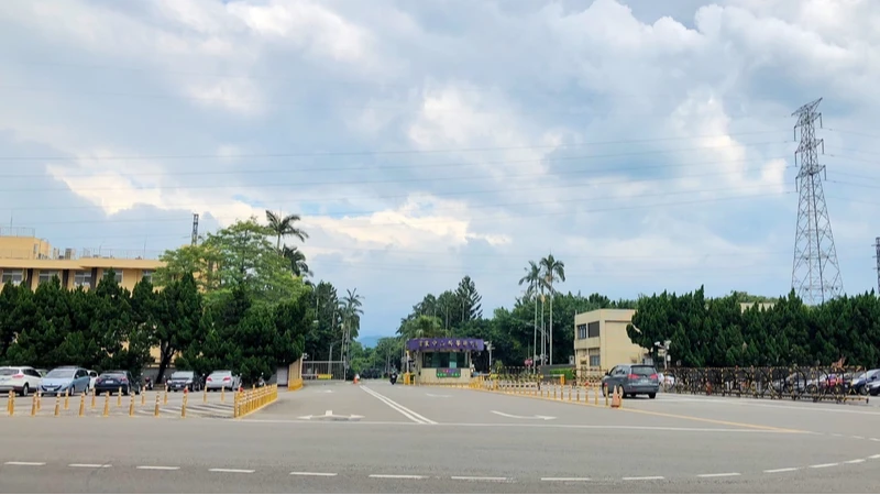 中科院龍門院區今天下午傳出火警。中央社