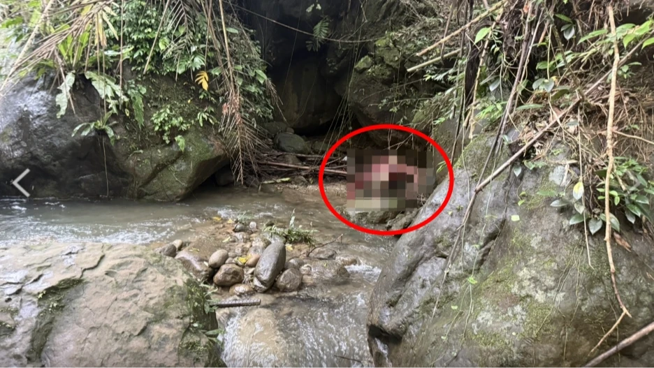 山友被發現時已明顯死亡。民眾提供