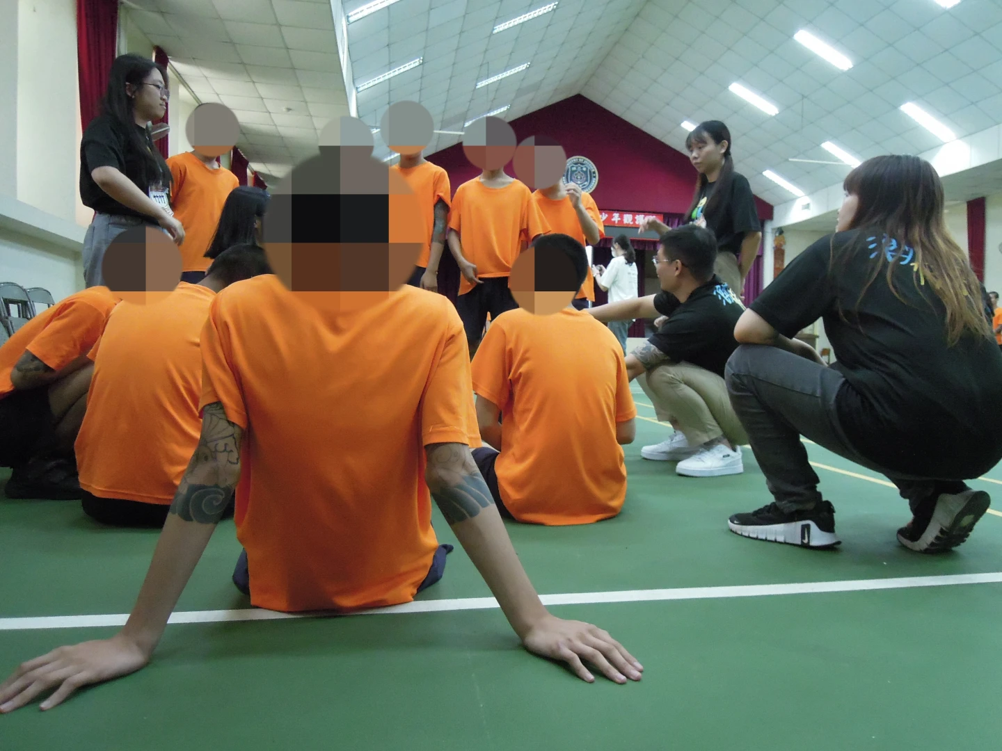 更生少年關懷協會與台北少年觀護所合辦「更新轉化營」,為少年種下改變的種子。林志青攝