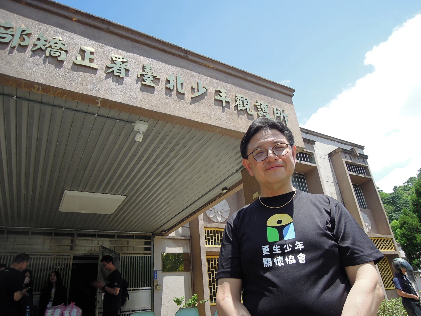 更生少年關懷協會秘書長江元凱。林志青攝