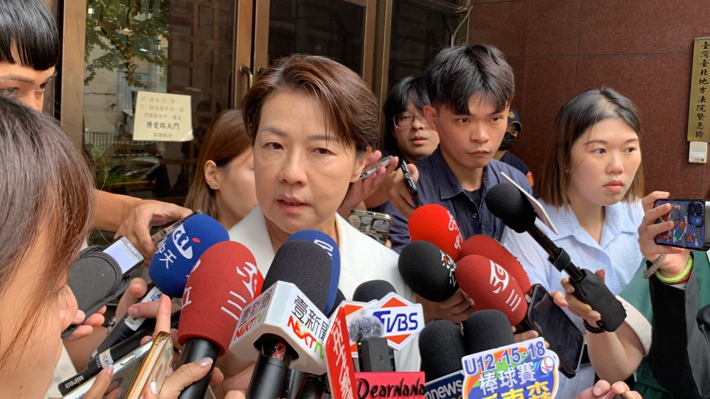 黃珊珊下午為京華城案出庭作證。丁牧群攝
