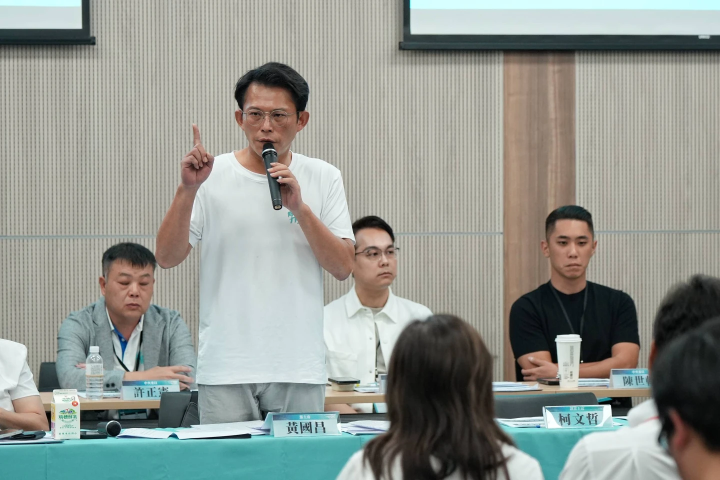 拉回徐瑞希?黃國昌:尊重退黨決定。葉志明攝