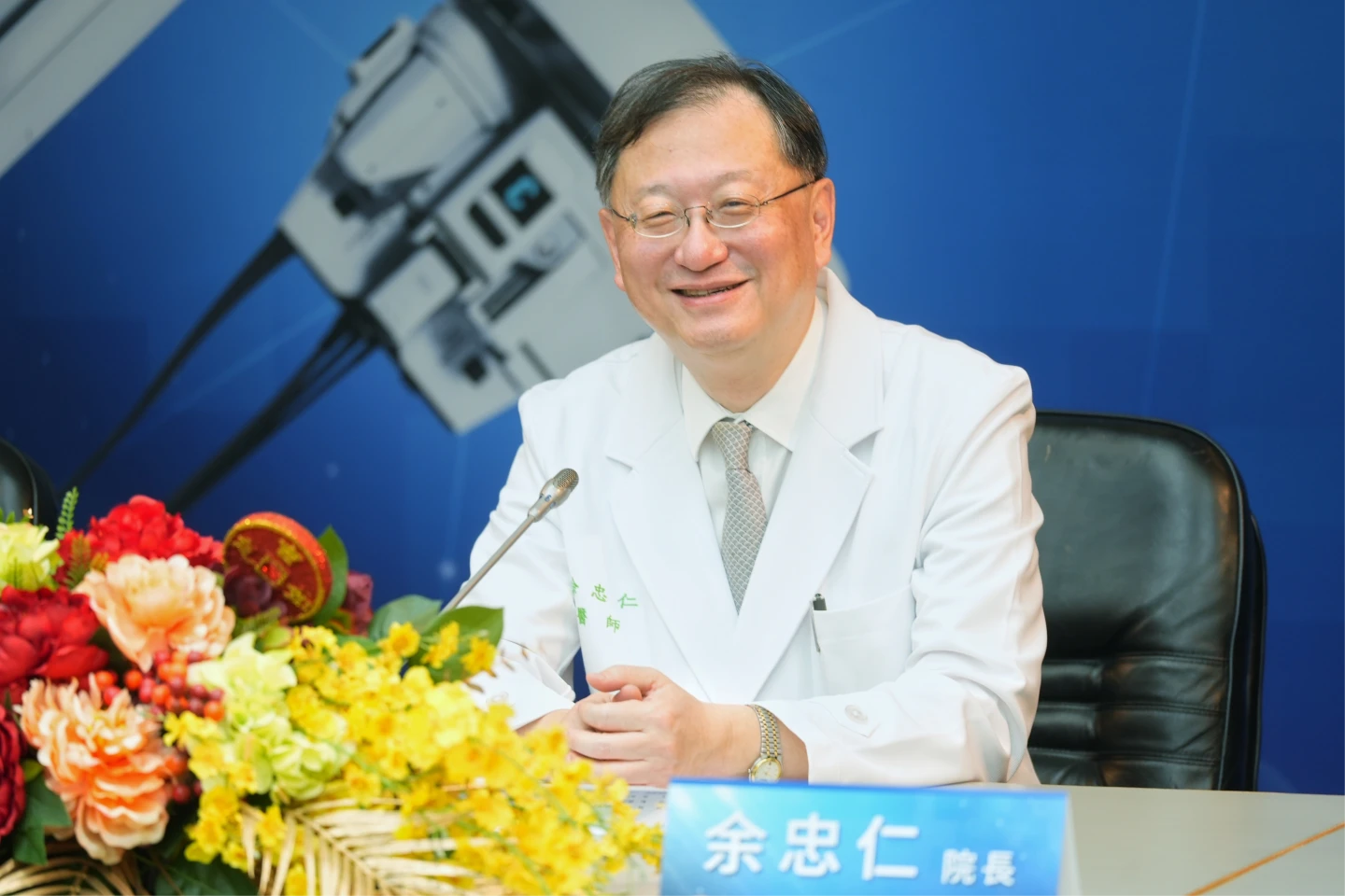 余忠仁說,希望與科技、生技等產業結合,一起向前走,甚至走向國際。李柏毅攝