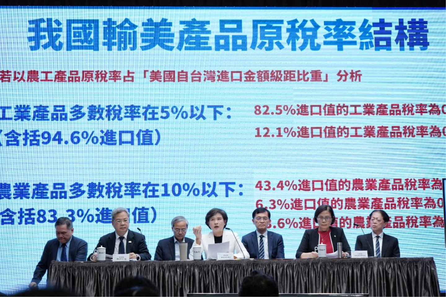 鄭麗君:爭取美方不要用疊加的方式。葉志明攝