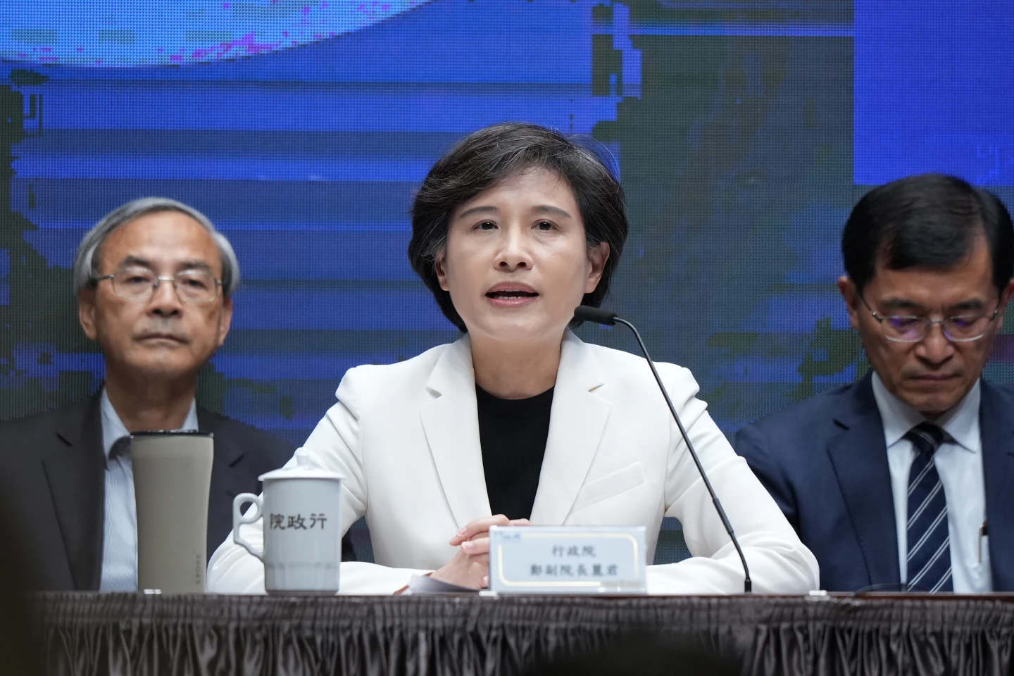 鄭麗君說,談判小組尚在努力中、會繼續努力,希望愈快爭取到更合理更好的稅率。葉志明攝