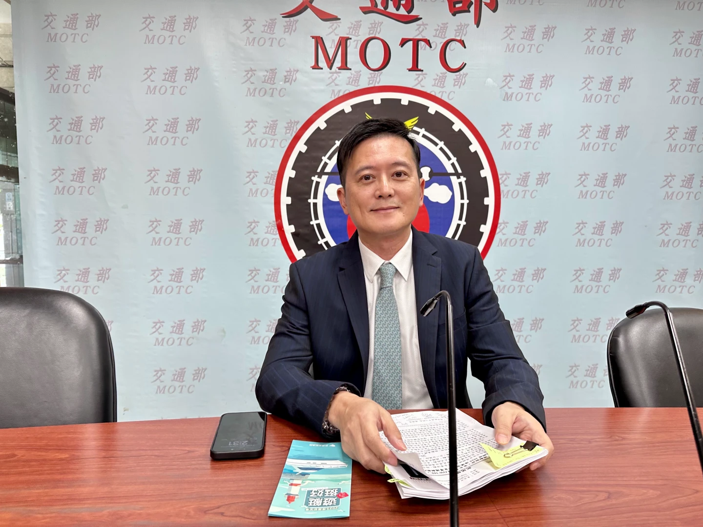 航港局副局長陳賓權。陳怡文攝