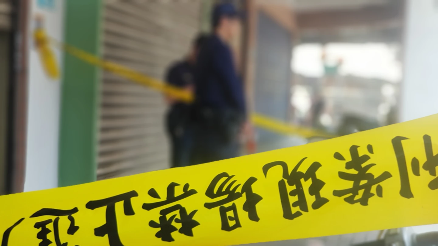 警方現場勘驗(示意圖非本案)。曾伯愷攝