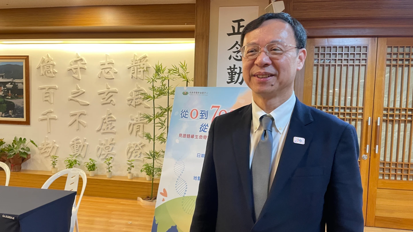 健保署長石崇良宣布,周邊血幹細胞移植的健保給付費用將提高至與骨髓幹細胞一致。賴昀岫攝