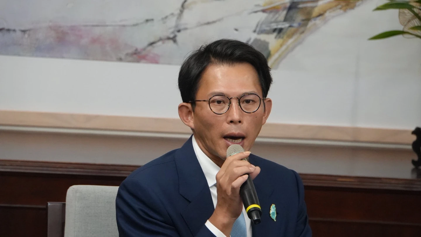 沒見到李四川!黃國昌:以後很多機會。許皓婷攝