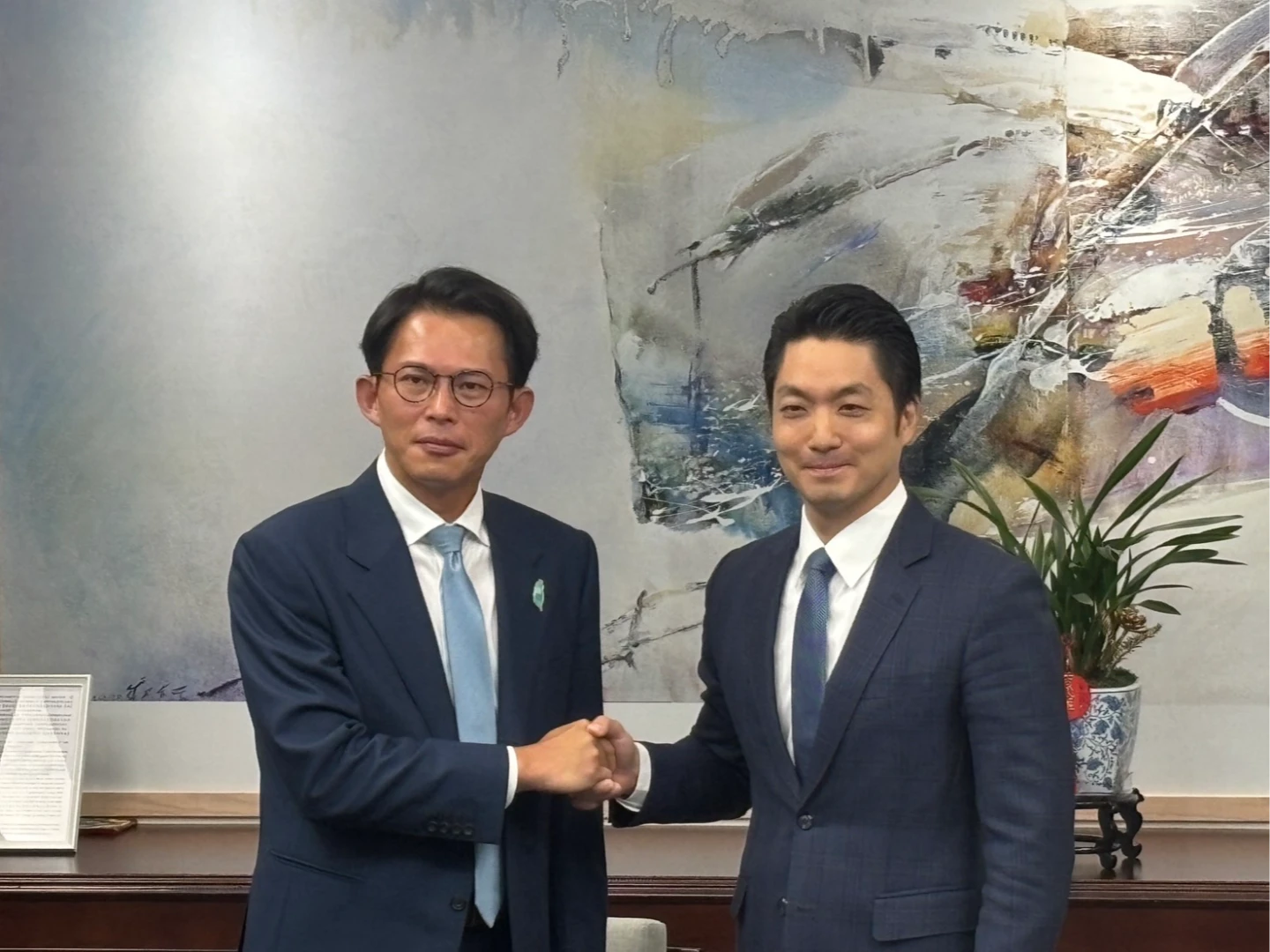 蔣萬安表態「支持核三延役」。許皓婷攝