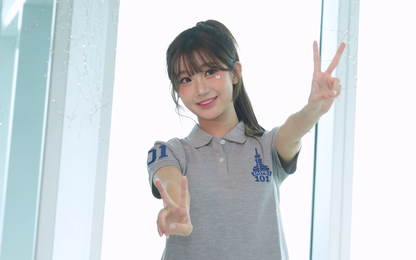 Fubon Angels李珠珢化身101一日店長。李柏毅攝