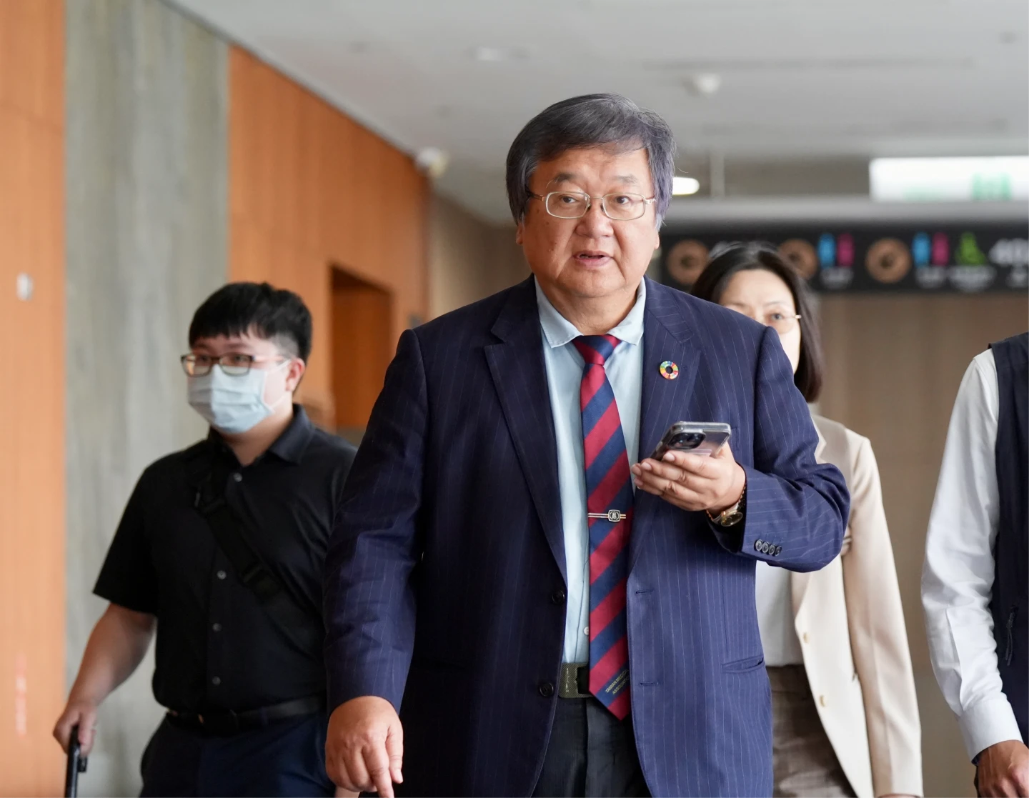 邱泰源強調,「辦聯誼絕對不能解決少子化的問題」。梁建裕攝
