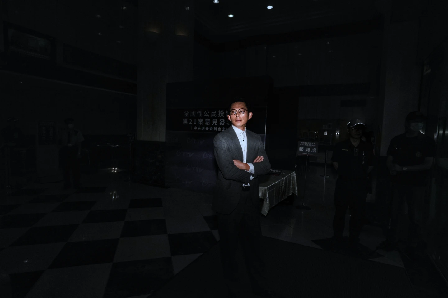 黃國昌質問賴政府發展AI的電從何來。葉志明攝