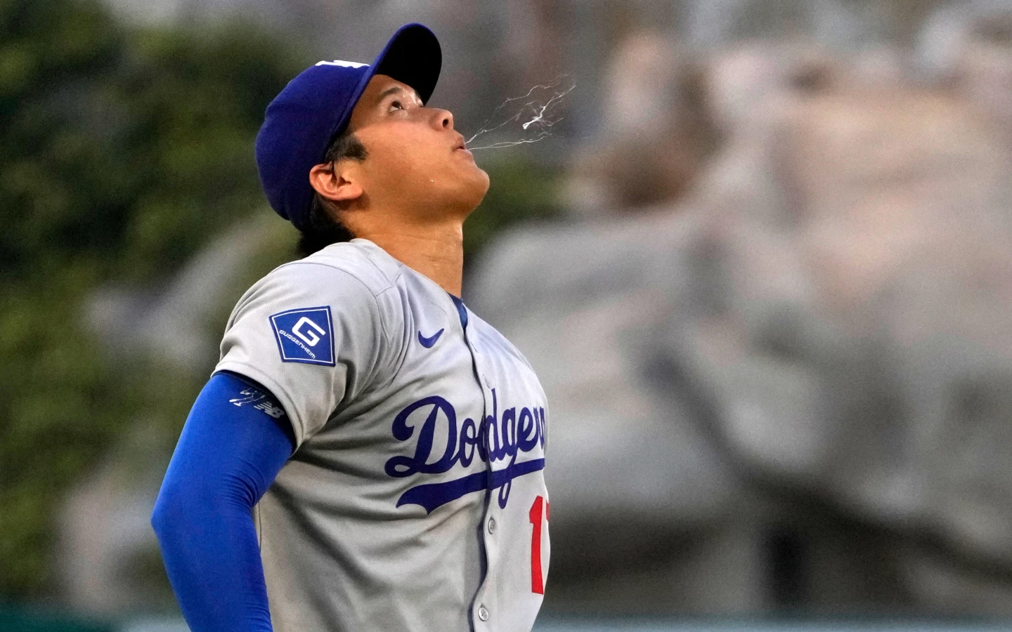 道奇隊大谷翔平先發面對前東家天使隊繳出4.1局失4分無關勝敗。美聯社