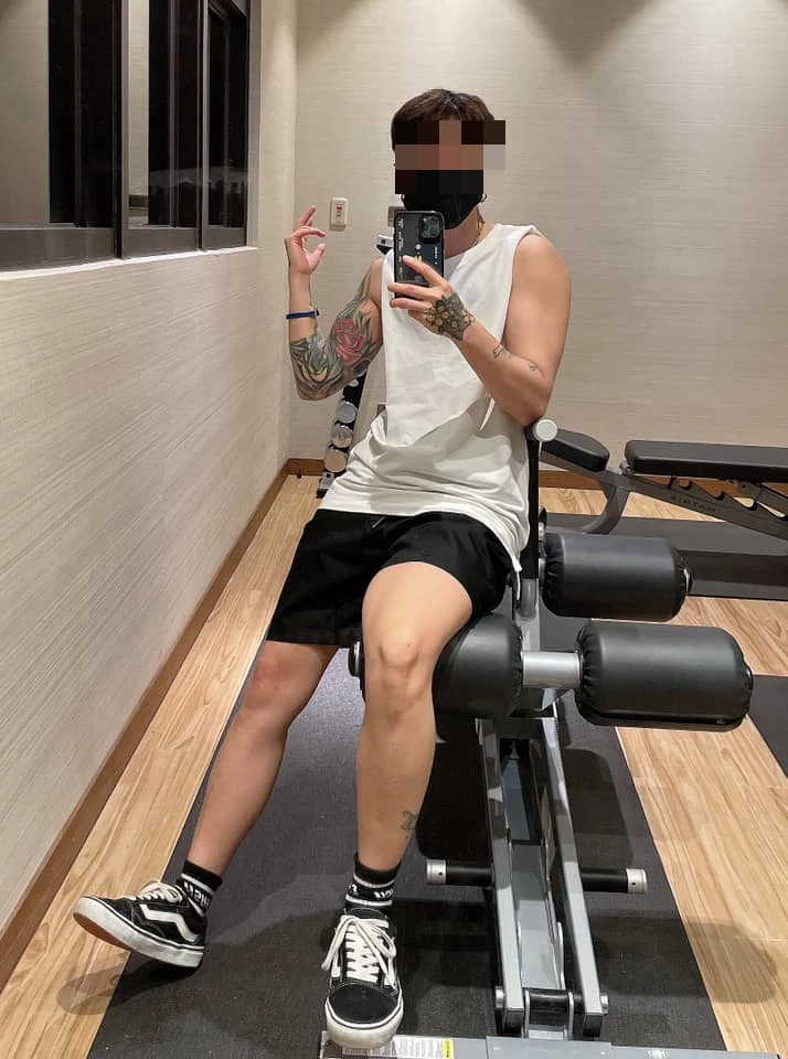 路女身材精實。取自路女FB
