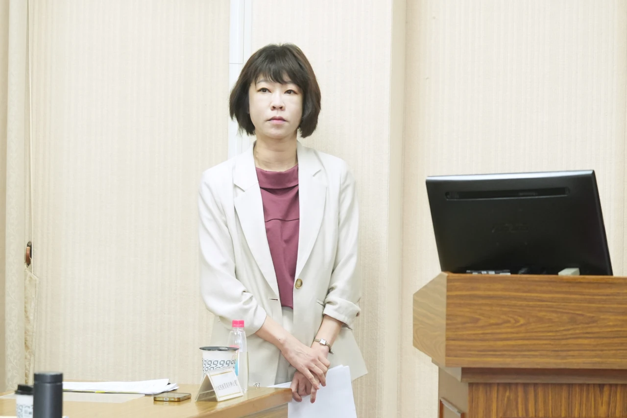 行政院經貿談判辦公室副總談判代表顏慧欣。李柏毅攝