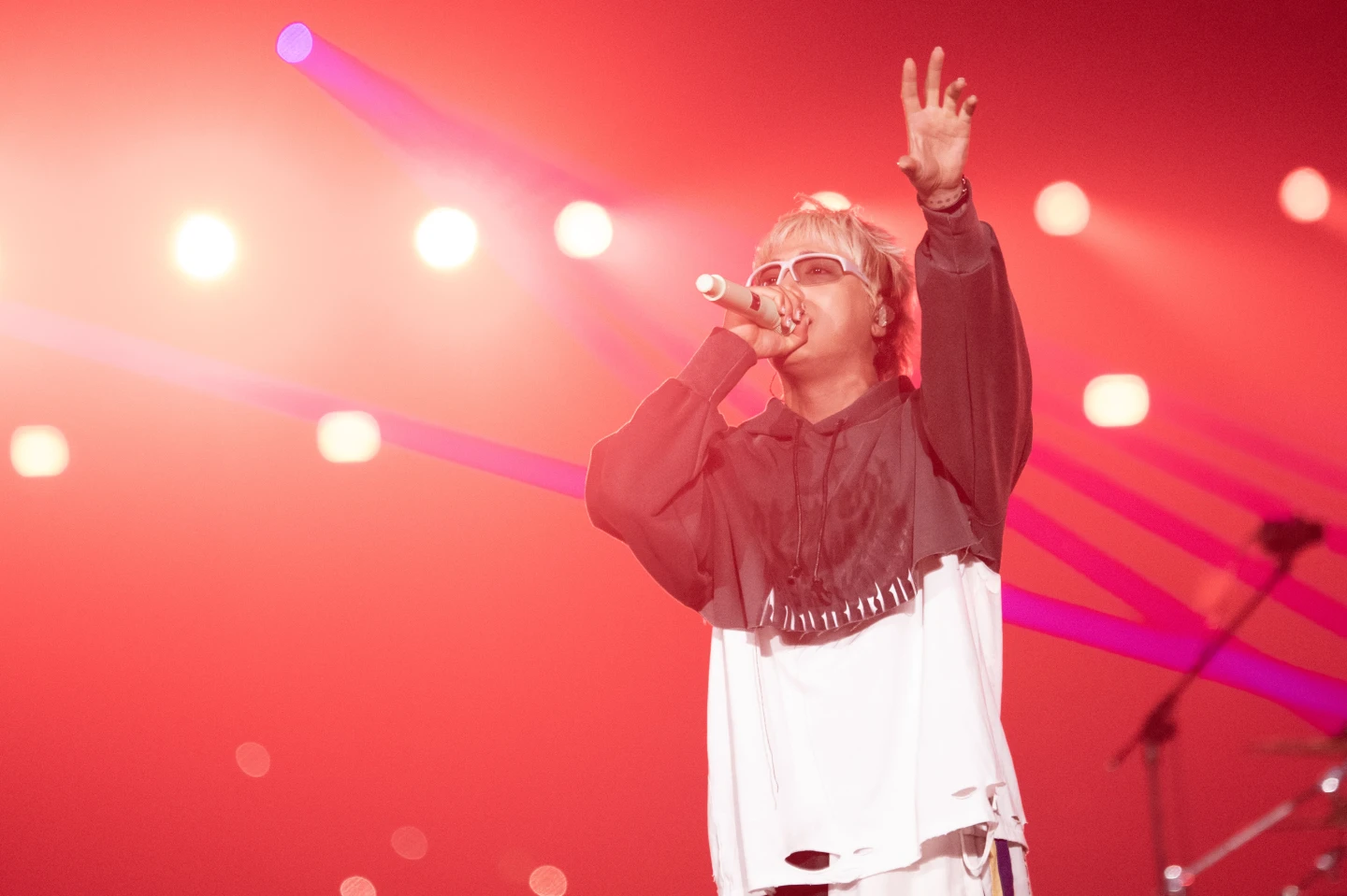 FTISLAND為「悍將中學」主題日賽後開唱。富邦悍將提供