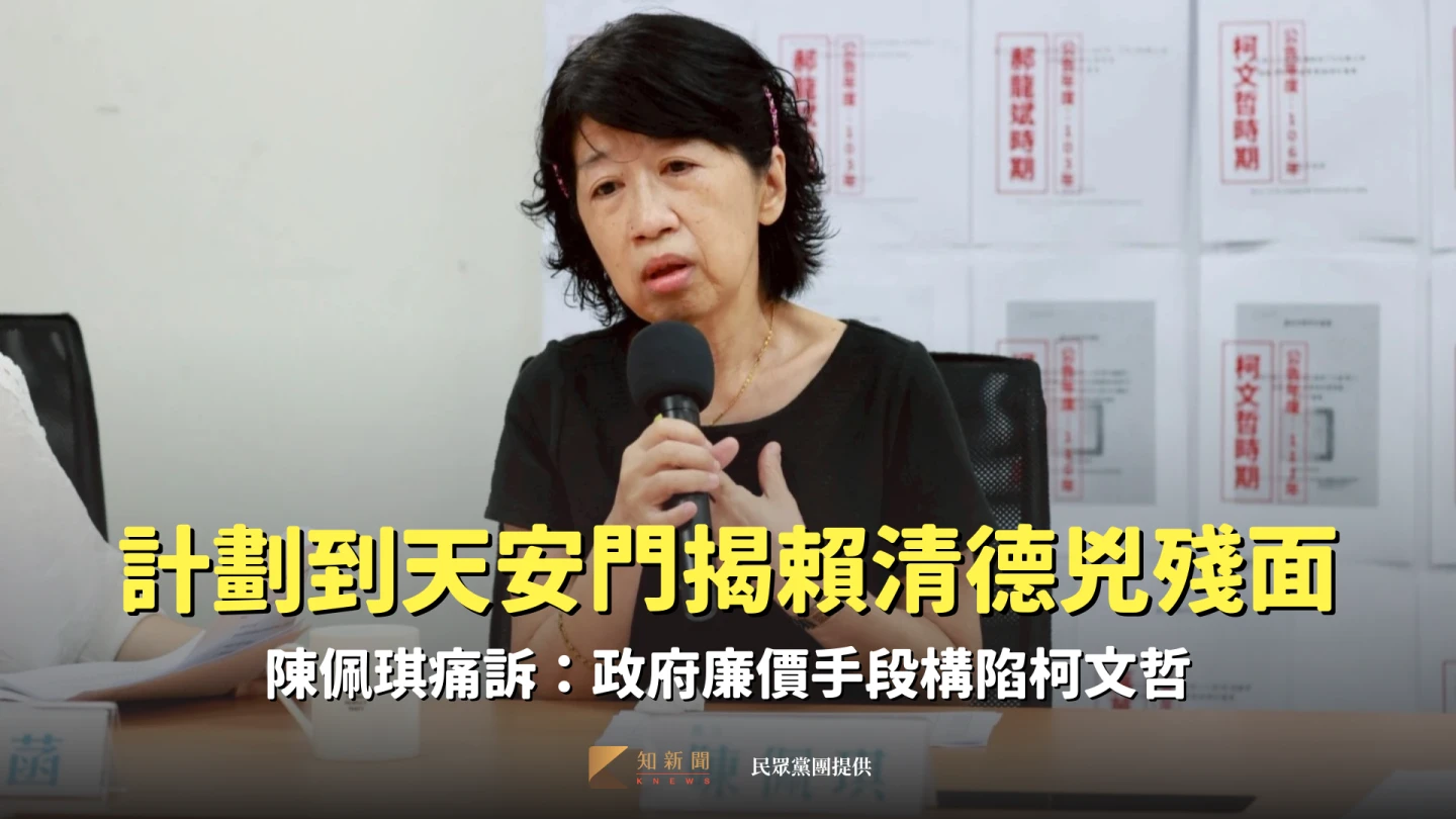 民眾黨前主席柯文哲妻子陳佩琪。民眾黨團提供