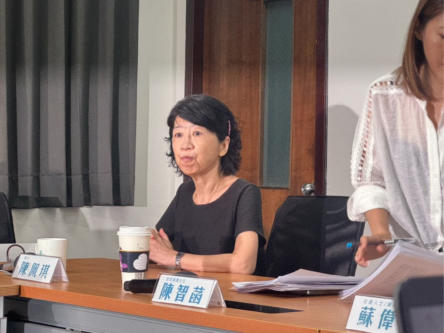 陳佩琪不解,柯文哲為何從年初可以交保,變成犯罪嫌疑重大。施智齡攝