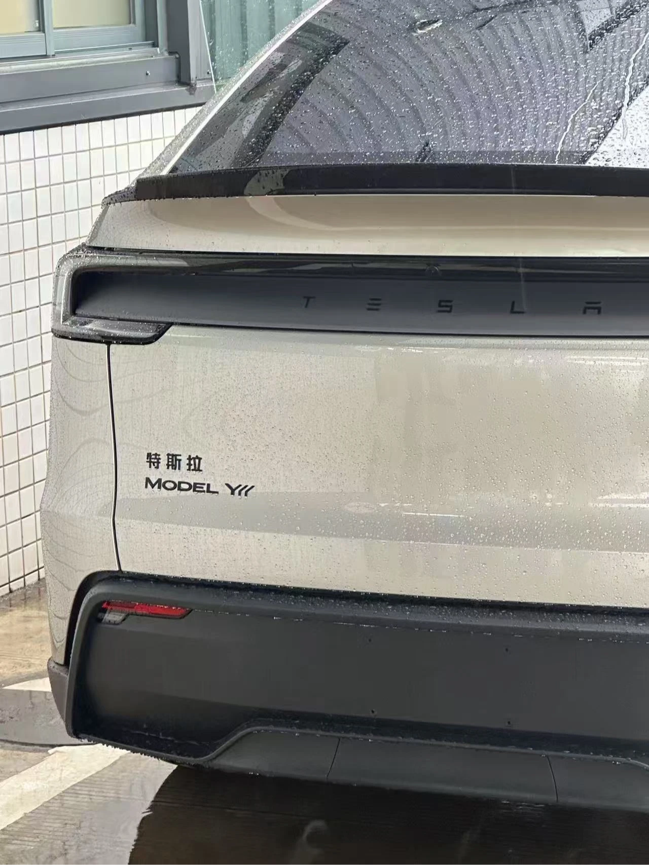 Model Y L實際外觀。取自麥子俊i微博