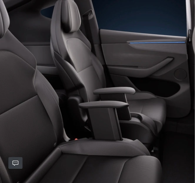 Model Y L第2排。取自特斯拉官網