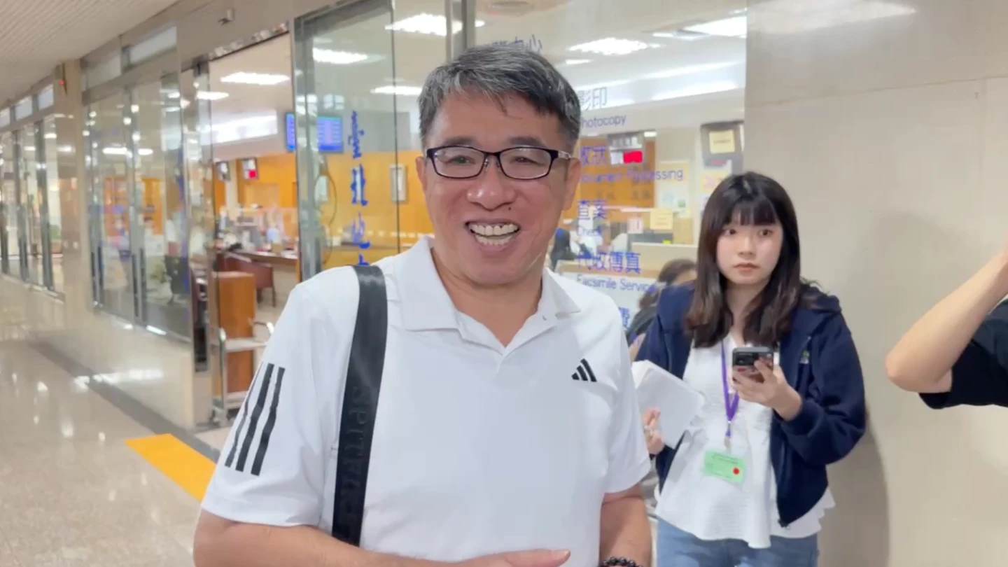 台北市府參事陳志銘今到北院作證。民眾提供