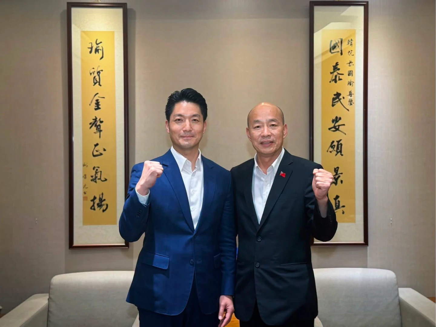 韓國瑜點頭7/25上凱道　蔣萬安拜會盼優先審《食安法》修法