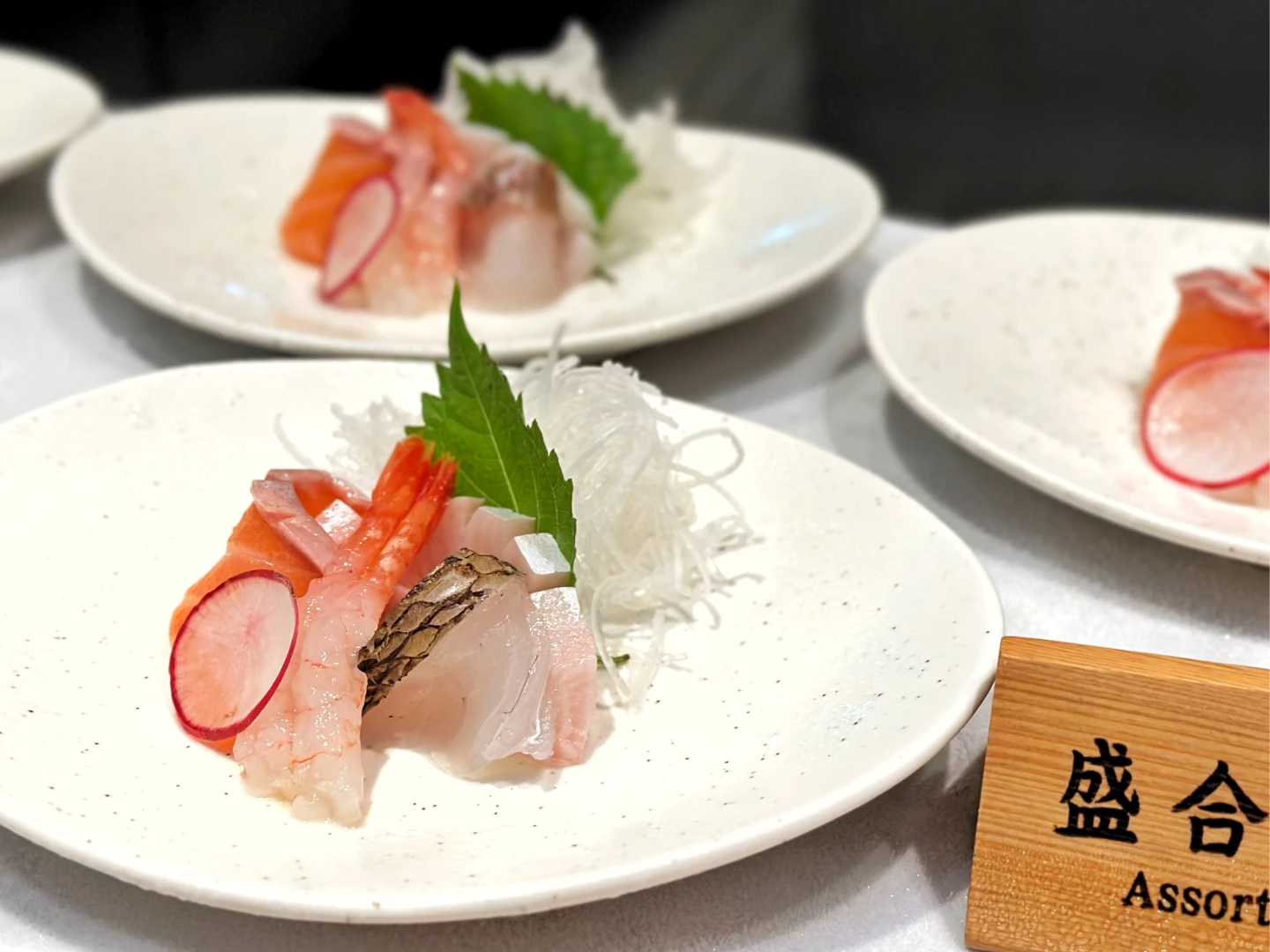 日本料理區「盛」,提供每日從台東成功漁港新鮮直送各式現流漁獲。劉沛妘攝