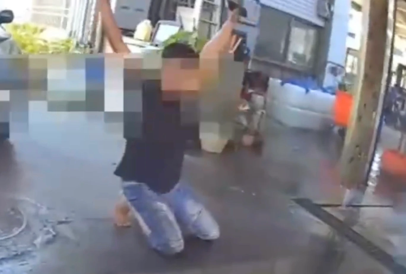 台中市王姓男子與父親發生口角,竟連開3槍恫嚇,遭警方循線逮捕。民眾提供