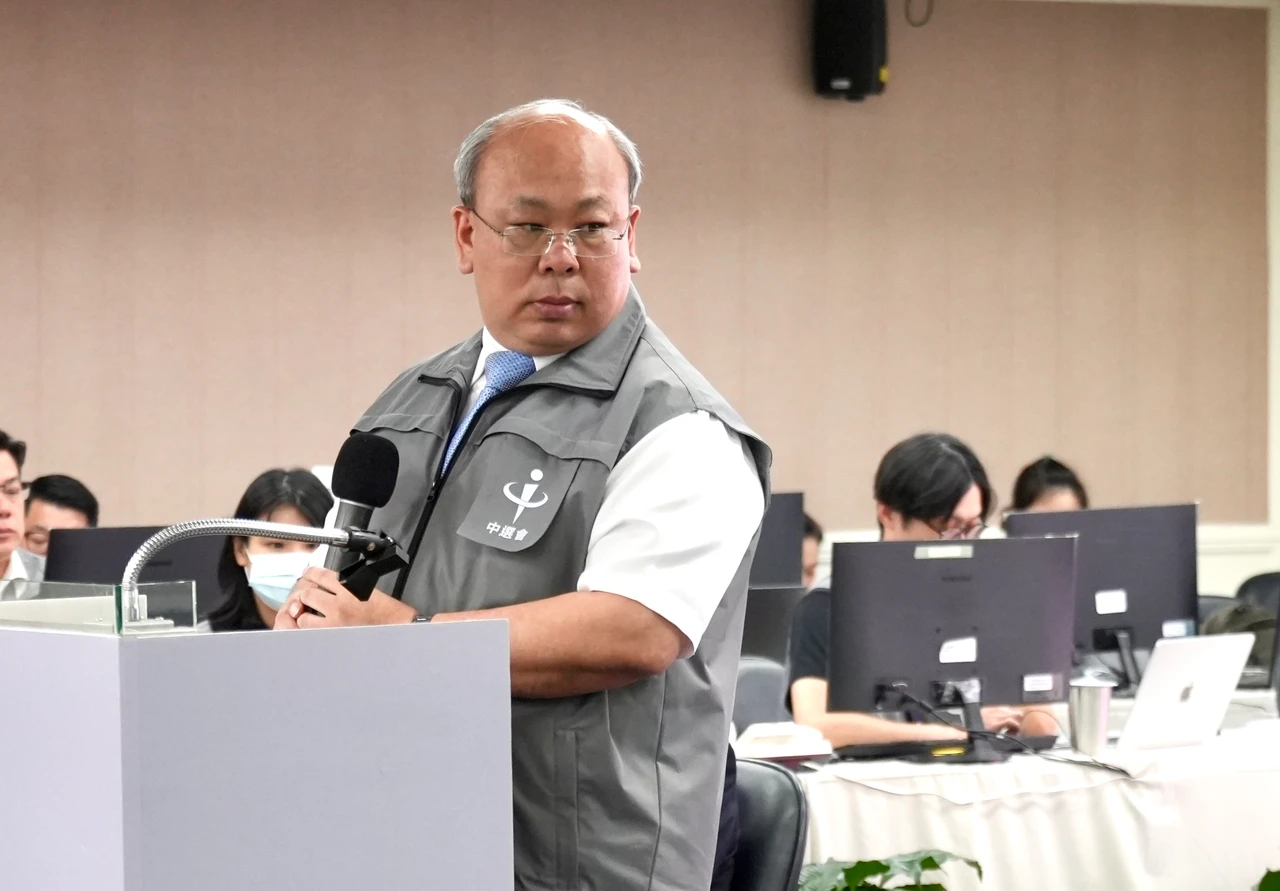 中選會副主委陳朝建。梁建裕攝