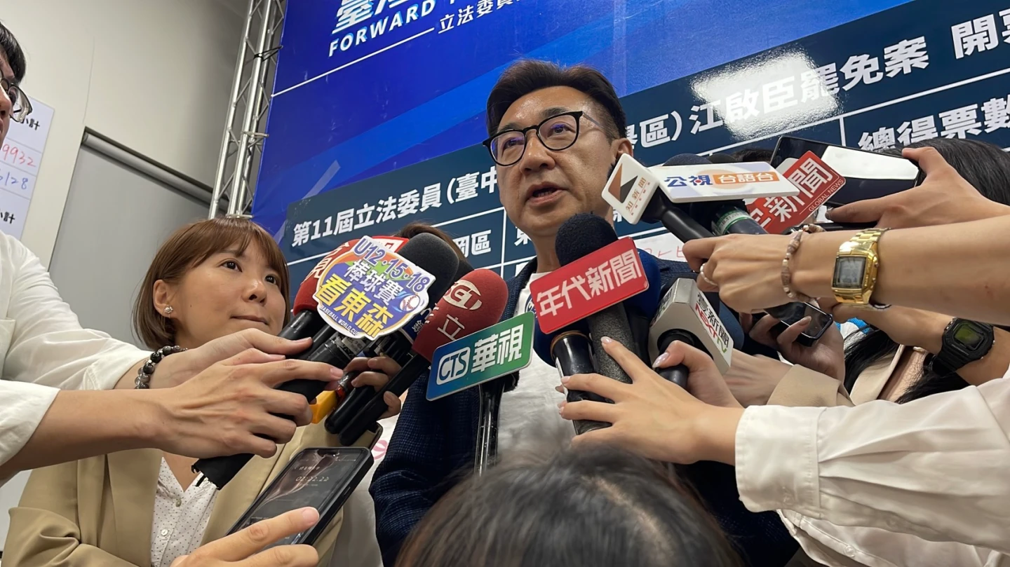 面對大罷免失敗,江啟臣呼籲總統賴清德召開國是會議。王煌忠攝
